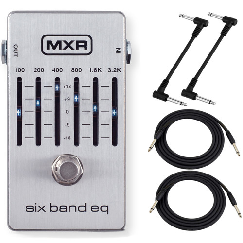 MXR M109S Six Band EQ Pedal - 6 Band Graphic Equalizer Guitar