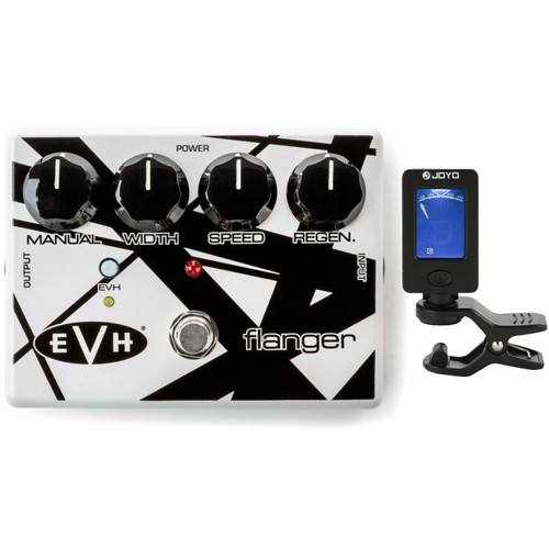 MXR EVH117 Eddie Van Halen Signature Flanger Effects Pedal with Clip-On Chromatic Tuner (MXR-EVH117-KIT2)