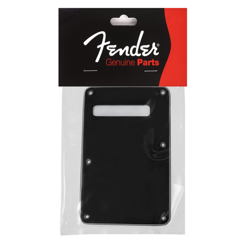 Fender Stratocaster Modern Style Tremolo Backplate, Black (099-1322-000)