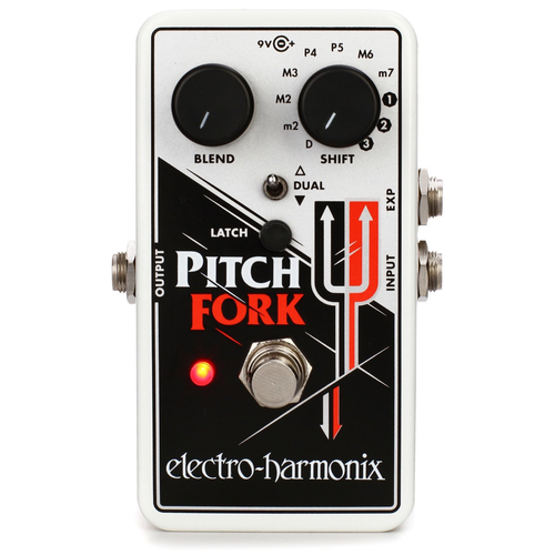 Electro-Harmonix EHX Pitch Fork Polyphonic Pitch Shifter Pedal (EHX-FORK)