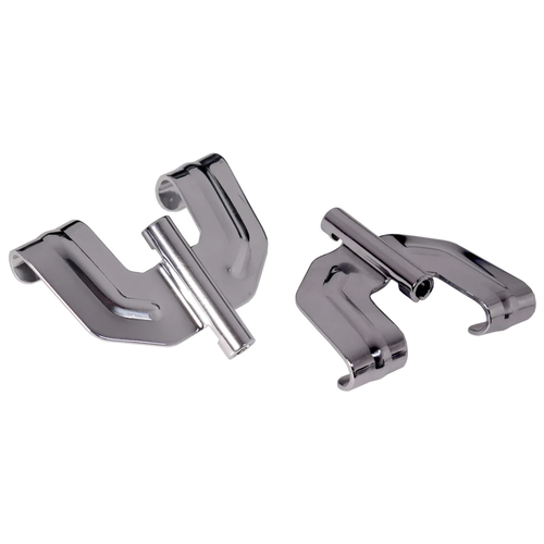 Ludwig P2307AP Marching Bass Drum Claw Hooks, Chrome, 2-Pack (P2307AP)