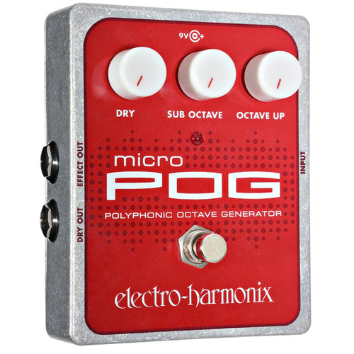 Electro-Harmonix MICRO POG Polyphonic Octave Generator Effects Pedal Electro-Harmonix MICRO POG Polyphonic Octave Generator Effects Pedal