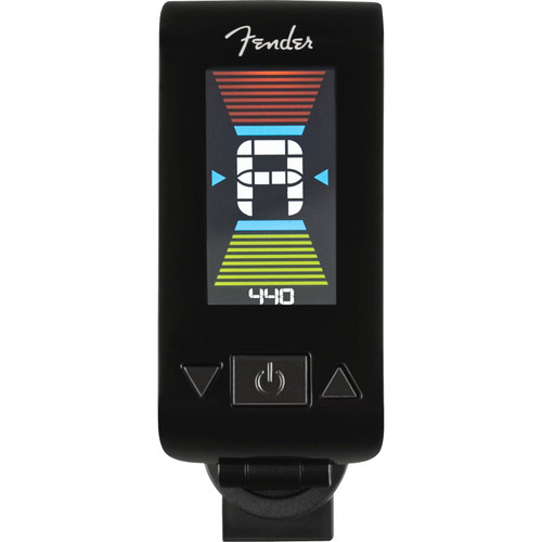 Fender Original Clip-On Chromatic Instrument Tuner, Black
