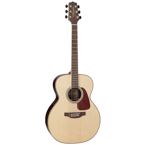 Takamine GN93-NAT NEX Acoustic Guitar w/ Solid Spruce Top & Quilt Maple Center Back, Natural