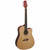 Kona K1 Series Dreadnought Acoustic Guitar, Natural Satin (K1N)