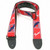 Fender Monogrammed Adjustable Guitar Strap with Leather Ends, Red/White/Blue (099-0682-000)