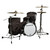 Ludwig LC179X016 Breakbeats by Questlove 4-Piece Shell Pack, Black Sparkle