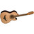 Oscar Schmidt OH32SEQN Quilt Maple Acoustic Electric Bajo Quinto with Gig Bag, Natural