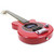 Pignose PGG-200 Mini Electric Travel Guitar with Built in Amp, Candy Apply Red (PGG-200RD)