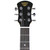 Pignose PGG-200 Mini Electric Travel Guitar with Built-In Amp and Deluxe Gig Bag, Sunburst (PGG-200SB-KIT)