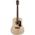 Washburn HD10S Heritage Series Dreadnought 6-String Acoustic Guitar, Natural