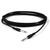 Perfektion PM100 Black 10FT Guitar, Bass, & Instrument Cable - 1/4" Straight