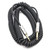 Perfektion PM306 Black 20FT Coiled Guitar, Bass, & Instrument Cable - 10 PACK