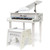 Little Legends LLBGD304W 4 Leg Baby Grand 30-Key Toy Piano w/ Bench, White