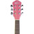 Oscar Schmidt OG1 Student 3/4 Size Dreadnought Acoustic Guitar, Pink (OG1P)