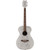 Daisy Rock DR6206 Pixie Sparkle Acoustic Guitar, Silver Sparkle