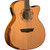 Washburn WCG66SCE Comfort Series Grand Auditorium Acoustic Electric Guitar, Natural Spalt Maple (WCG66SCE-O-U)