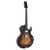 The Loar LH-304T Archtop Thinbody Cutaway Electric Guitar with Dual Humbuckers, Vintage Sunburst
