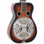 Recording King RR-75PL-SN Phil Leadbetter Signature Resonator Guitar, Flame Maple