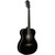 Oscar Schmidt OAB Auditorium Size Acoustic Guitar, Black (OAB)