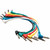 ZoZo 12-inch Patch Cables 6-Pack, 1/4" Right Angle, Multi-Color