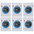 Martin MA540 Acoustic SP 92/8 Phosphor Bronze Guitar Strings, Light - 6 PACK