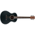 Washburn AGM5BMK Apprentice G-Mini 5 Grand Auditorium Acoustic Guitar with Gig Bag, Black Matte (AGM5BMK-A-U)