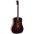 Recording King RDS-11-FE3 Series 11 Dreadnought Acoustic Electric Guitar, Transparent Brownburst (RDS-11-FE3-TBR)