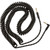 Fender Deluxe Series 30 ft. Straight-Angle Coiled Guitar Cable, Black Tweed (099-0823-060)