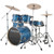 Ludwig LCEE20023I Element Evolution 5-Piece Drum Set w/ Zildjian I Cymbals, Blue Sparkle (LCEE20023I)