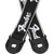 Fender Quick Grip Locking Ends Guitar Strap, Black and White Running Logo (099-0629-008)