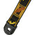 Fender Quick Grip Locking Ends Guitar Strap, Black/Yellow/Brown Monogram (099-0629-001)