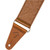 Fender 2" Tooled Leather Guitar Strap, Brown with Embossed Floral Pattern (099-6970-000)
