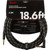 Fender Deluxe Series 18.6 ft. Straight-Angle Instrument Cable, Black Tweed (099-0820-079)