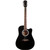 Oscar Schmidt OD45CBPAK Dreadnought Acoustic Guitar Pack w/ Gig Bag, Black (OD45CBPAK)