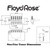 Floyd Rose FRTNFTN Non-Fine Tuner Tremolo System, Nickel (FRTNFTN)