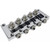 Ray Ross RRB519C Saddle-Less 5-String Bass Guitar Bridge, 19mm, Chrome (RRB519C)