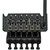 Floyd Rose FRT200SR3 Original Series Tremolo System with R3 Nut, Satin Black (FRT200SR3 )