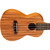 Oscar Schmidt OU320 Concert Size Zebra Wood Ukulele, Natural (OU320)