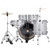 Ludwig LC190 Accent Fuse 5-Piece Complete Drum Set with Cymbals and Hardware, Silver Sparkle (LC19015)