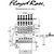 Floyd Rose FRTS3000SLL3 Special Series Left-Handed Tremolo System with L3 Nut, Satin Gold