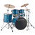Ludwig LCEE22023EXP Element Evolution 5-Piece Drum Set with Hardware, Blue Sparkle (LCEE22023EXP). CYMBALS NOT INCLUDED.