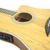 Kona K2SPLT Spalted Maple Thin Body Acoustic Electric Guitar, Natural Gloss (K2SPLT )