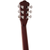 Washburn DFBACEA Deep Forest Burl ACE Grand Auditorium Acoustic Electric Guitar, Amber Fade (DFBACEA-U)