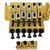 Floyd Rose FRTS3000R Special Relic Series Tremolo System with R2 Locking Nut, Relic Gold (FRTS3000RELICR2)