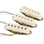 Fender Hot Noiseless Strat Pickups, Set of 3, Aged White (099-2105-000)