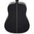 Washburn DFED Deep Forest Ebony Dreadnought Acoustic Guitar, Striped Ebony (DFED-U)