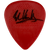 EVH Eddie Van Halen Signature Guitar Picks, Dunlop Max-Grip .73mm, Red, 6-Pack (022-1351-203)