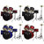 GP Percussion GP55BL 5-Piece Junior Drum Set with Cymbals and Throne, Blue (GP55BL)