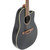 Applause AB2412-5S Heritage Traditional 12-String Acoustic Electric Guitar, Black Satin